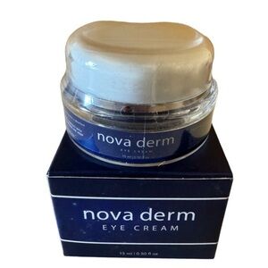 Nova Derm Eye Cream .50 fl. Oz. New